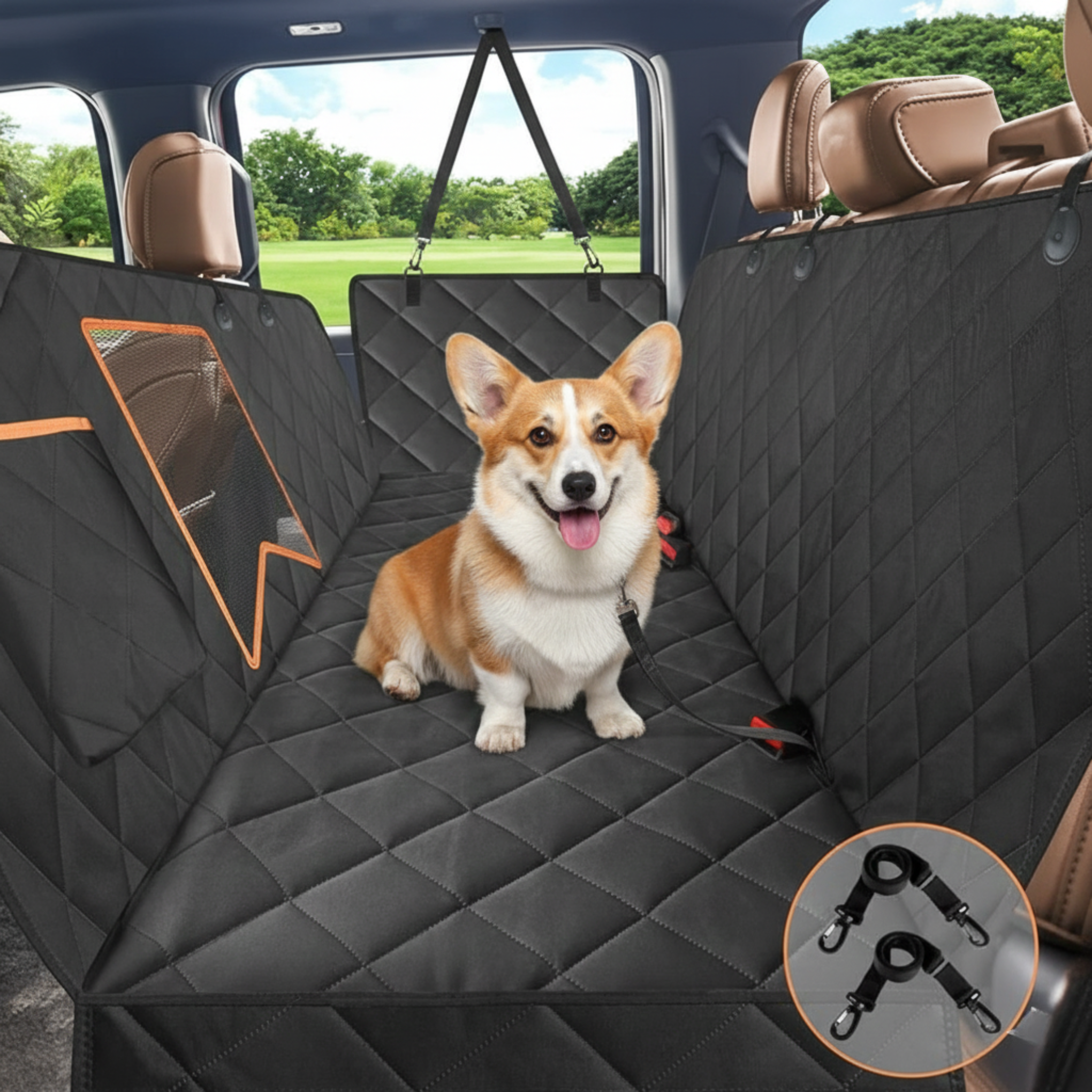 Waterproof Dog Car Seat Cover