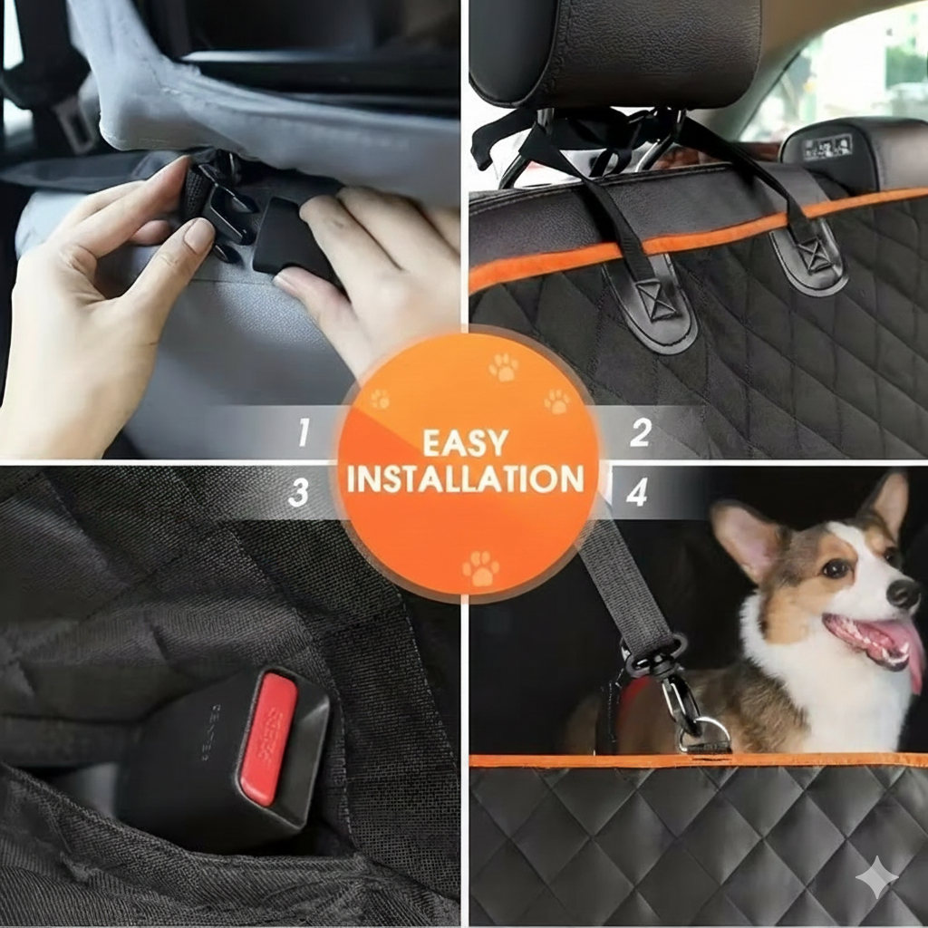 Waterproof Dog Car Seat Cover