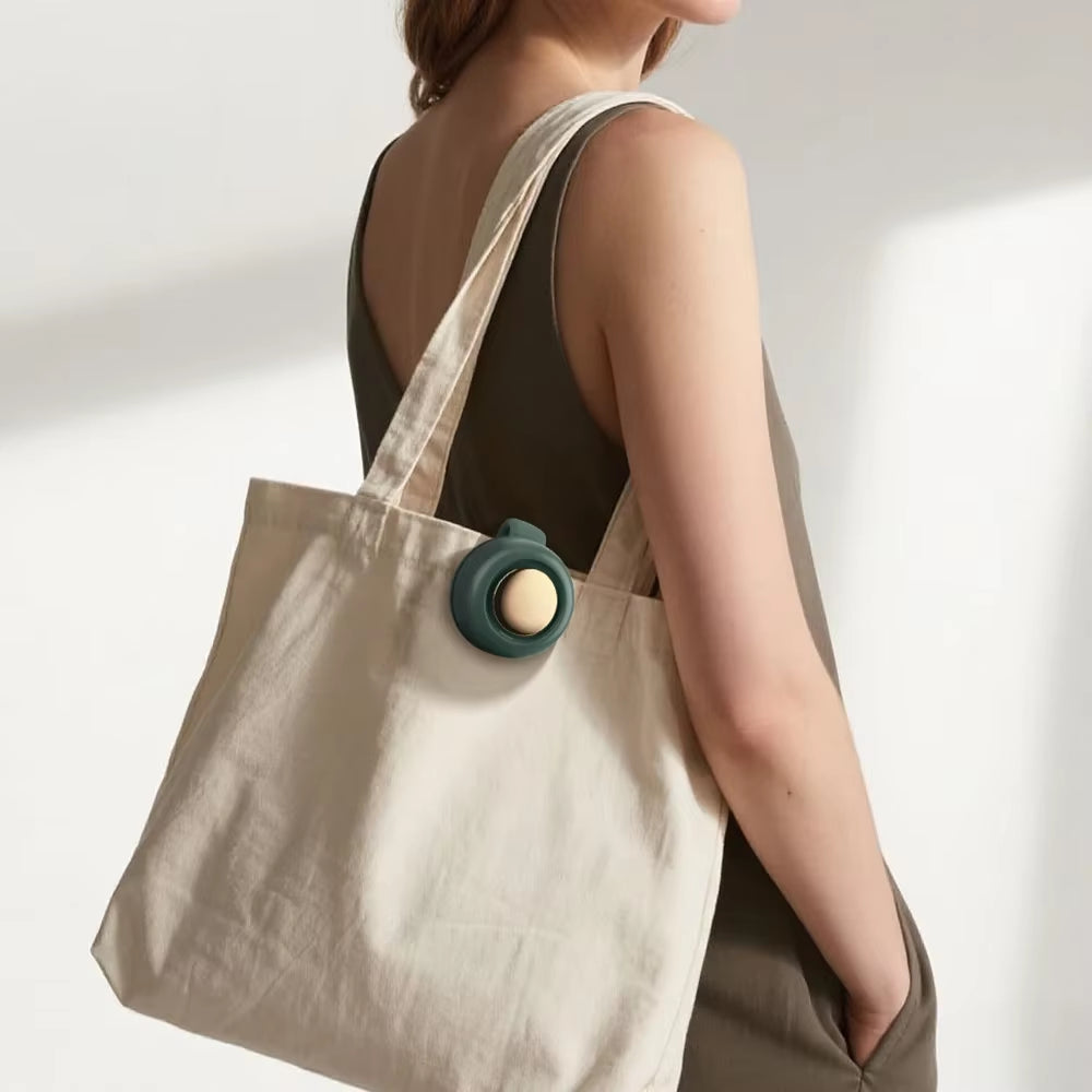 Mini Small Clip Fan Portable Silent Mini Bladeless Electric Fan 3 Speeds Clip-On Charging Fans for Shirt Whirlwind Waist Clips